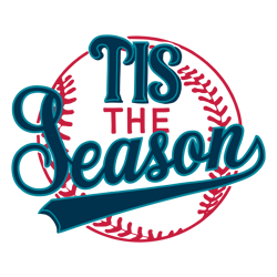 Baseball Tis The Season Svg Digital Download