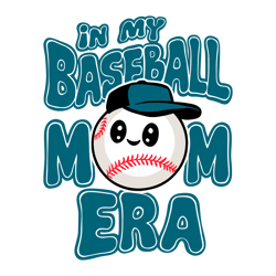 In My Baseball Mom Era Funny Svg