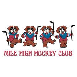 Mile High Hockey Colorado Avalanche NHL Svg Digital Download