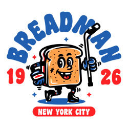 Breadman New York City Hockey Svg Digital Download