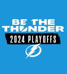 Tampa Bay Lightning 2024 Playoffs Be The Thunder Svg
