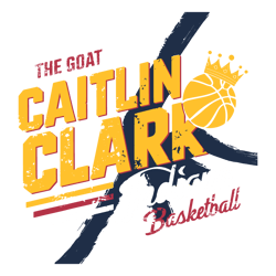 The Goat Caitlin Clark Indiana Basketball Crown Svg