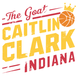 Caitlin Clark GOAT Indiana Basketball Svg