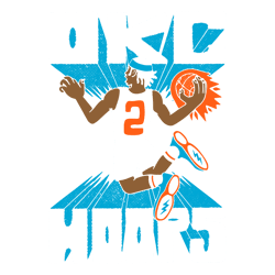 OKC Thunder Hoops Basketball NBA Svg Digital Download