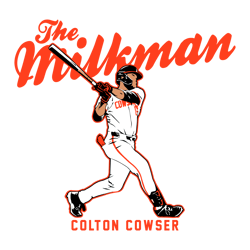Colton Cowser The Milkman Baltimore Baseball Svg