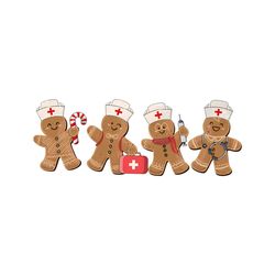 Gingerbread Christmas Nurse PNG
