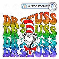 Faux  Dr Seuss PNG, Dr Seuss Day, Sublimation Print, Read across America, Dr Seuss Day Png, Teacher Png, Digital Downloa