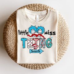 Little miss thing png | eaching is my thing literacy week | Dr.Suess book |Digital Download | thing 1 | Digital Design