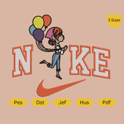 Nike Ellie up Embroidery Design