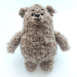 bukle bear knitted toy
