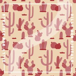 88boho cactus seamless pattern, cactus seamless pattern,