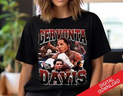 124Gervonta Davis Boxing Tshirt Design, PNG Digital Download, Vintage 90s Boxing TShirt, Boxing Streetwear Shirt, Boxing