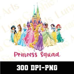 Best Friends Princess Png, Princess Squad Png, Magical Castle Png, Besties Png, Friendship Png, Sublimation Design, Read