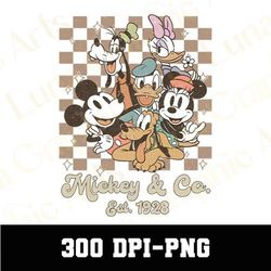Mickey And Co Png, Mickey Png, Ready to Print Png, Retro Mickey PNG, Family Vacation png, Family Trip Png, Magic Kingdom