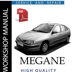 Renault Megane 1995 - 2002 / Megane Factory Service Manual