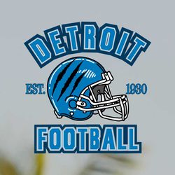 Detroit Football Helmet Claw Est 1930 Svg Digital Download