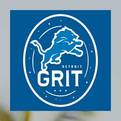 Detroit Grit Lions Football Svg File Digital Download
