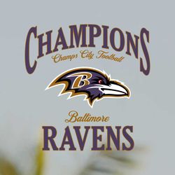 Champions Baltimore Ravens Champs City Football Svg File