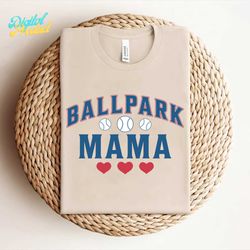 Baseball Ballpark Mama Season SVG PNG