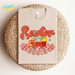 Retro Easter Blessings PNG Sublimation
