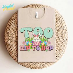 -Retro Too Hip Easter PNG Sublimation