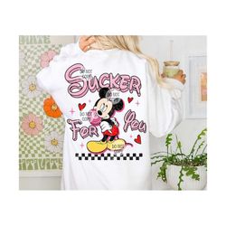 Sucker For You PNG, Mouse Valentine Shirt Png, Funny Valentine&39s Day Retro Valentines Png, Valentines Candy Shirt Png,