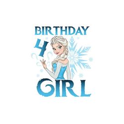 Birthday Girl png Handmade Magic for a Memorable Celebration Birthday girl 4 years Digital Graphic File  Svg Digital Download