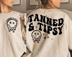 Tanned And Tipsy PNG - Smile PNG - Summer PNG - Pink Tanned And Tipsy Png - Teal Tanned And Tipsy Png - Digital Download