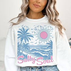 Salty Soul PNG, Summer Png, Salty Png, Trendy Summer Designs, Beach Png, Summer Vibes Png, Aesthetic Summer Png, Summer