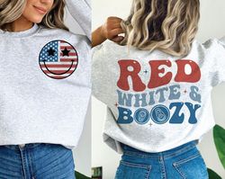 Red White & Boozy Svg | Independence Day | 4th Of July Svg | 4th Of July Png | Red White Blue Svg | USA Svg | America Sv