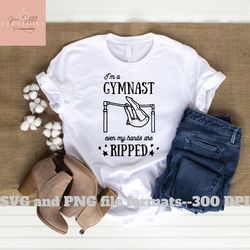 gymnastics quote svg, even my hands are ripped SVG & PNG files, gymnastics svg, funny gymnastics quote