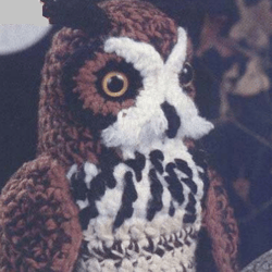 Digital | Owl | Crochet birds | Vintage knitting for children | Knitted toys | Toys for children | Instant download |PDF