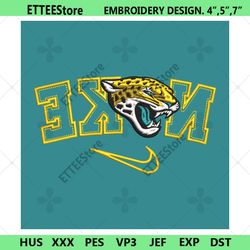 Jacksonville Jaguars Reverse Nike Embroidery Design Download File