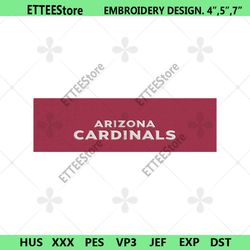Arizona Cardinals Embroidery Design, Cardinals Football Embroidery Design