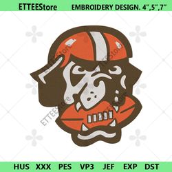 Dawg Pound embroidery design, Browns football Embroidery design