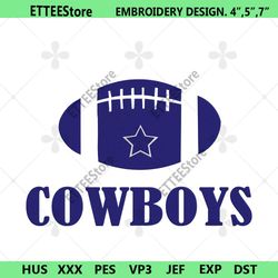 Dallas Cowboys logo NFL Embroidery Design, NFL Embroidery Files