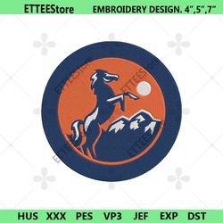 Denver Broncos logo NFL Embroidery Design, NFL Embroidery Files