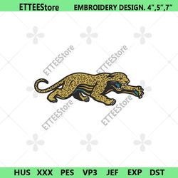 Jacksonville Jaguars Logo Embroidery Design, Jacksonville Jaguars Symbol Embroidery Files