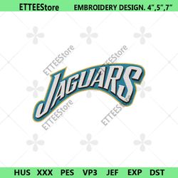 Jaguars Logo Embroidery Design, Jaguars Symbol Embroidery File