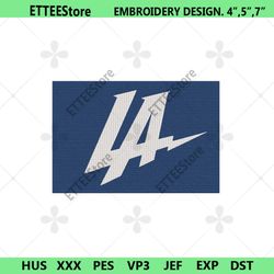 Los Angeles Chargers Football Logo Embroidery Design, LA NFL Logo Machine Embroidery Files