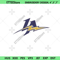 LA NFL Embroidery Design File, LA Chargers NFL Machine Embroidery