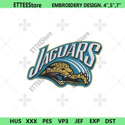 Jacksonville Jaguars Logo NFL Embroidery Design, NFL Embroidery Files