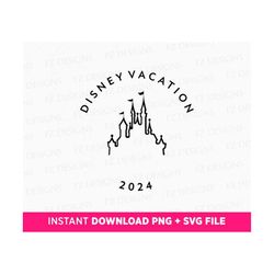 Magical Kingdom 2024 Svg, Family Trip Svg, Family Vacation 2024 Svg, Mouse Svg, Vacay Mode Svg, Png Svg Files For Print,