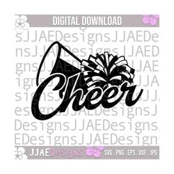 Cheerleader svg, Cheer svg, Cheerleading svg, Cheer shirt svg, eps, dxf, pdf, png, jpg, cheer cut file for Silhouette Cr