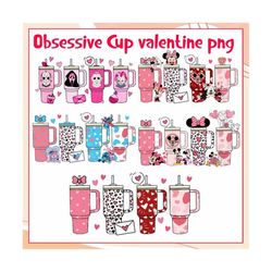 Retro Obsessive Cup Disorder Valentine&#39;s Day PNG, God Says You Are Valentine Png, Christian Valentines Png, Valentines Sublimation Design