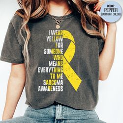 I Wear Yellow Sarcoma Cancer