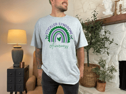 Stickler Syndrome Awareness Rainbow Warrior Gift for Supporter T-Shirt