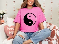 Yin Yang Mental Health Awareness Anxiety Therapist Aesthetic Positive T-Shirt