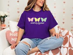 Work In Progress Butterfly Mental Health Yoga Meditation Bestfriend Gift Positivity T-Shirt
