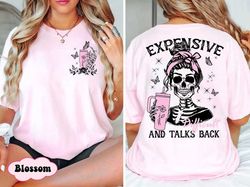 Expensive Difficult And Talks Back Svg, Trendy Front And Back Shirt, Funny Women Png, Sarcastic Wife Svg, Gift For Her,